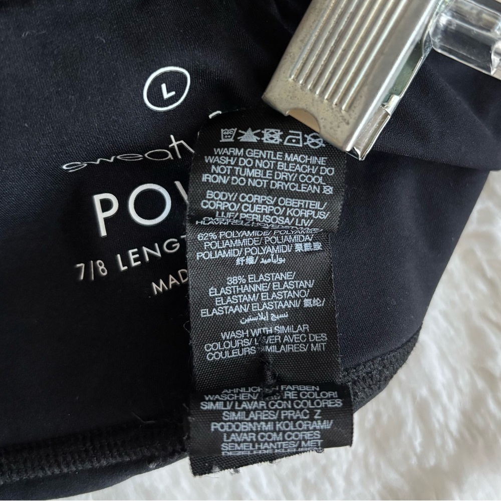 Sweaty Betty Power 7/8 Gym Leggings in Ultra Black Camo Print Size US 12 Active - Picture 13 of 13